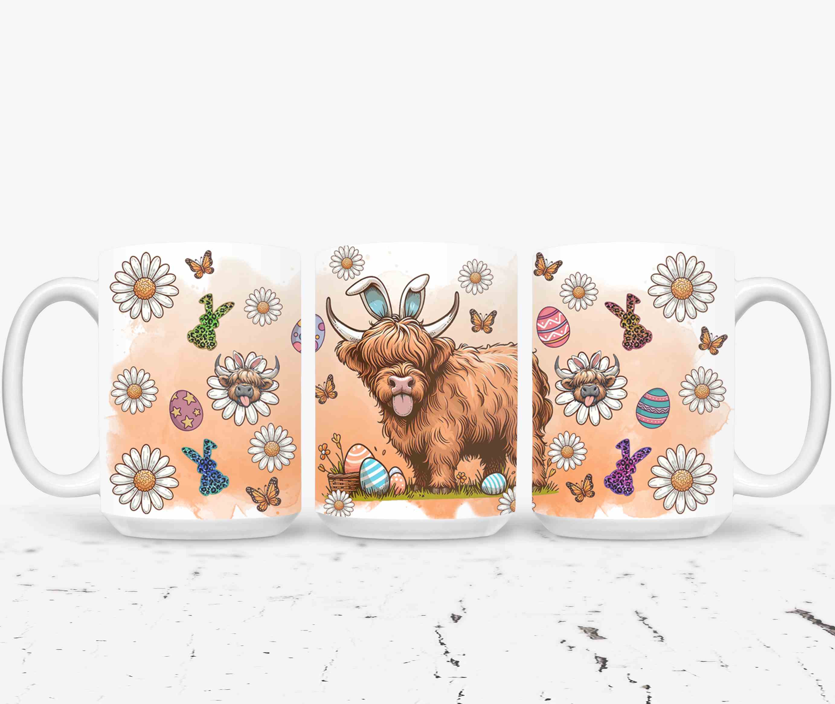 Highland Cow Easter-10376